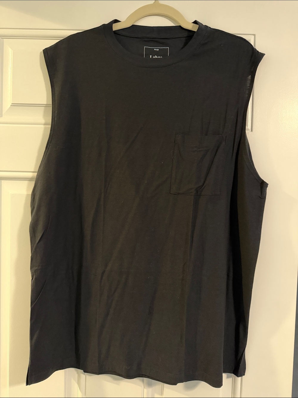 Lahgo Black muscle tank - XLarge